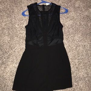 Black, lace romper